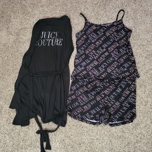 NWT Juicy Couture 3 piece sleepwear L